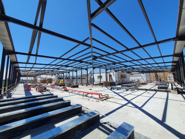 Tygerberg Biomedical Roof Structure, Commercial Project in South Africa. Industrial & Commercial Steel Structures.