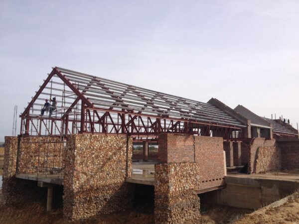 Anura Roof Structure in Stellenbosch, South Africa. Industrial & Commercial Steel Structures.