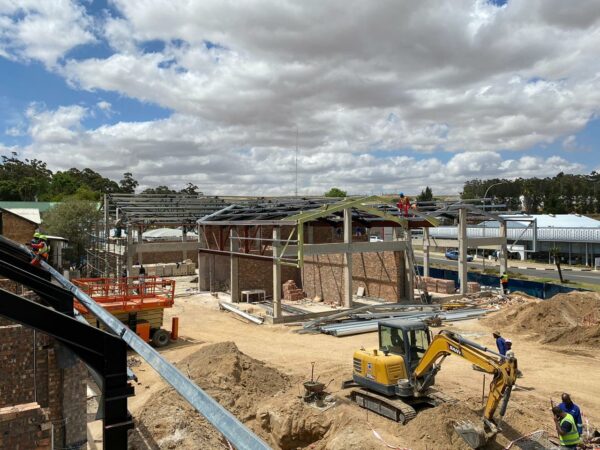 De Korenvlij Lifestyle Centre, in Voortrekker Rd, Malmesbury, 7299. Industrial & Commercial Steel Structures.