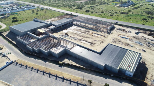 Nautica Retail Centre Commercial Steel Project in Langebaan, South Africa. Industrial & Commercial Steel Structures.