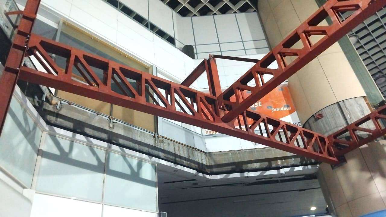 Golden Acre New Floor Slab Structure x LRJ Steel. Commercial Steel Structures.