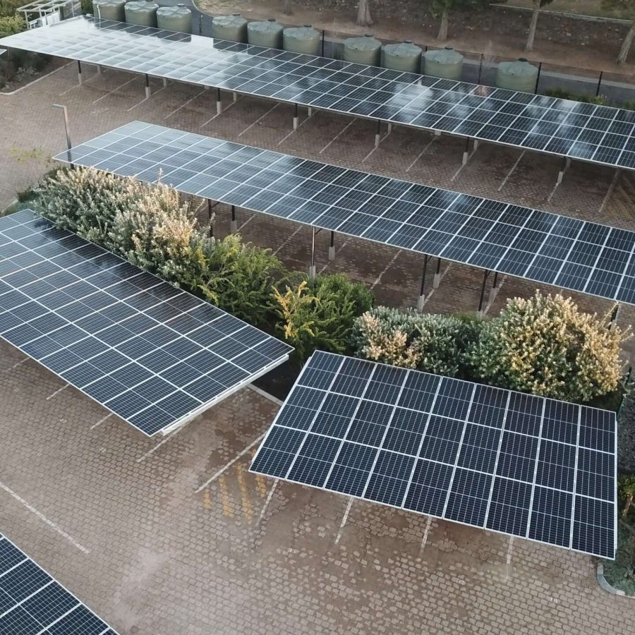 Karl Bremer Hospital Solar Parking Bays in South Africa. Renewable Energy Projects