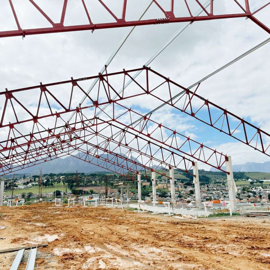 Newinbosch Square, Stellenbosch x LRJ Steel. Commercial Steel Structures.